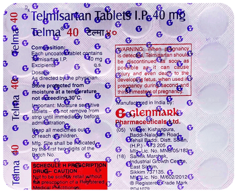 Telma 40 Tablet